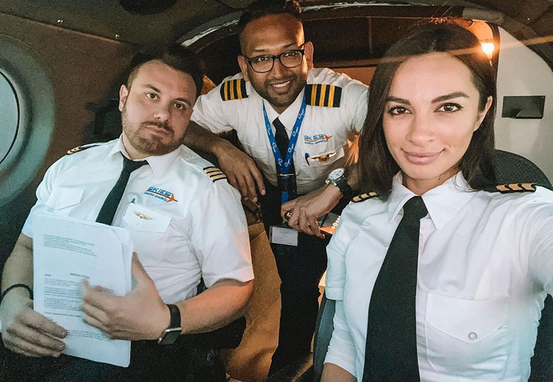 Christina-Carmela-too-hot-to-handle pilot uniform