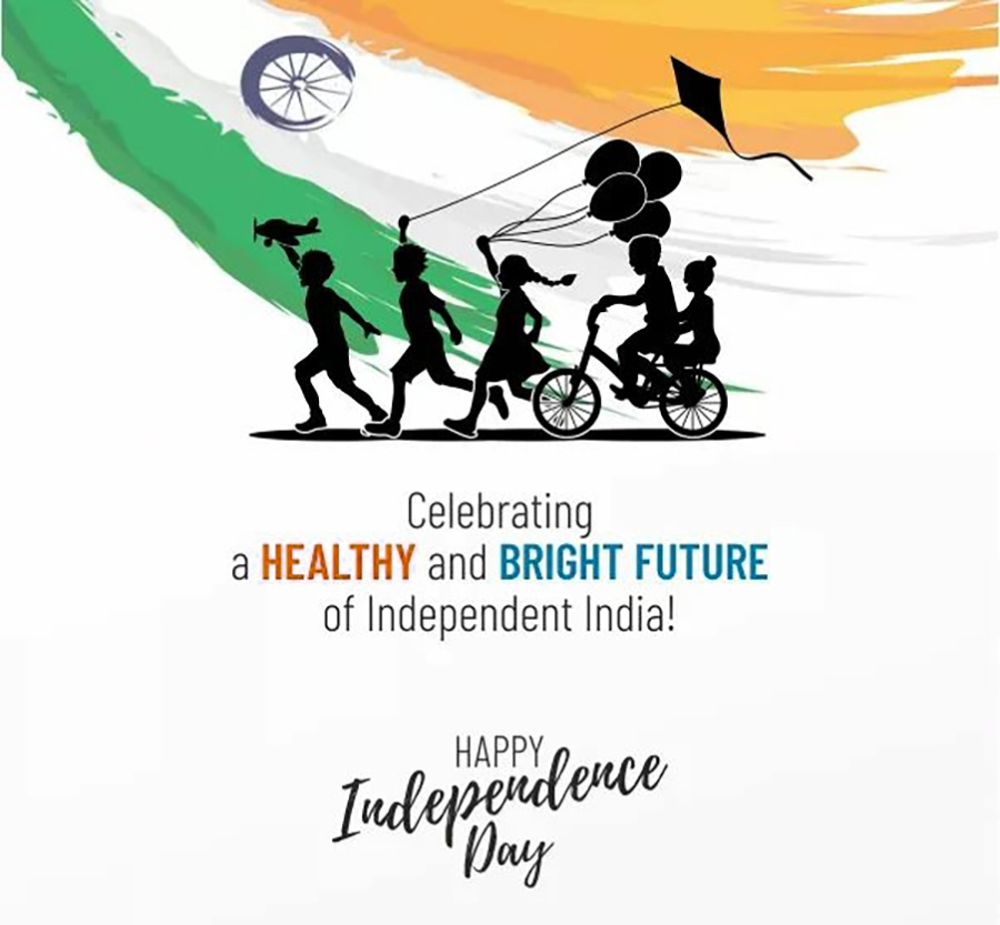 independence day wish with kids