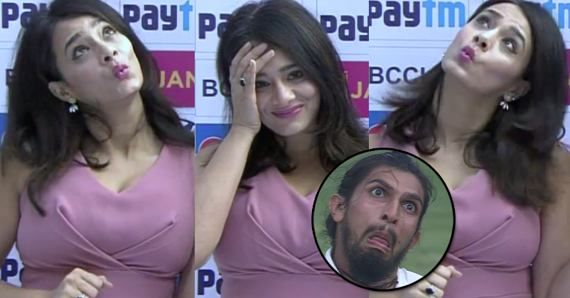 Mayanti Langer take on the Epic Ishant Face & She Looks Just So Cute!
