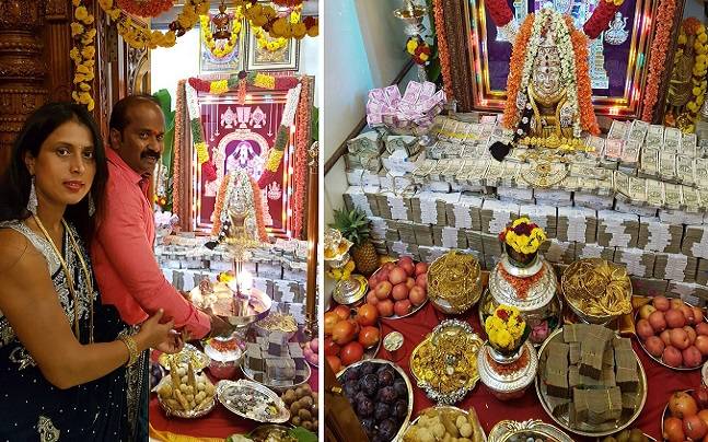 Man Offers 1.23 Kg of Gold and Rs 88 Lakh Cash in Pooja, Post Photos on Facebook, and Lands into Trouble