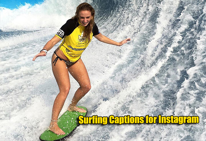 Read more about the article Instagram Captions for Your Surfing Images Riding the Waves