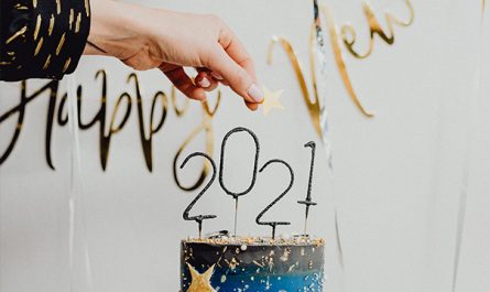 happy New Year 2021 cake decoration